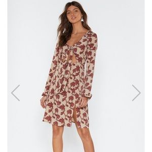 NWT! Multi colored skater dress from Nasty Gal!